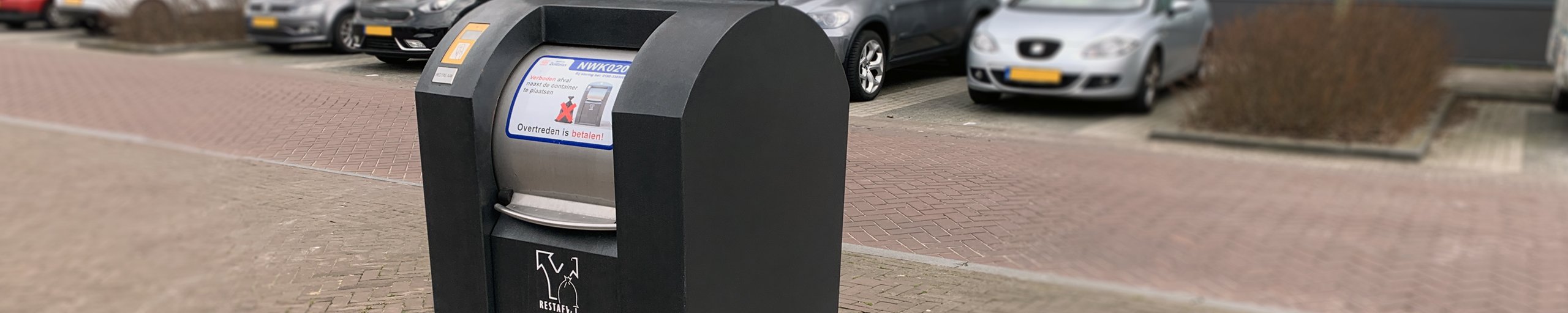 Ondergrondse afvalcontainer