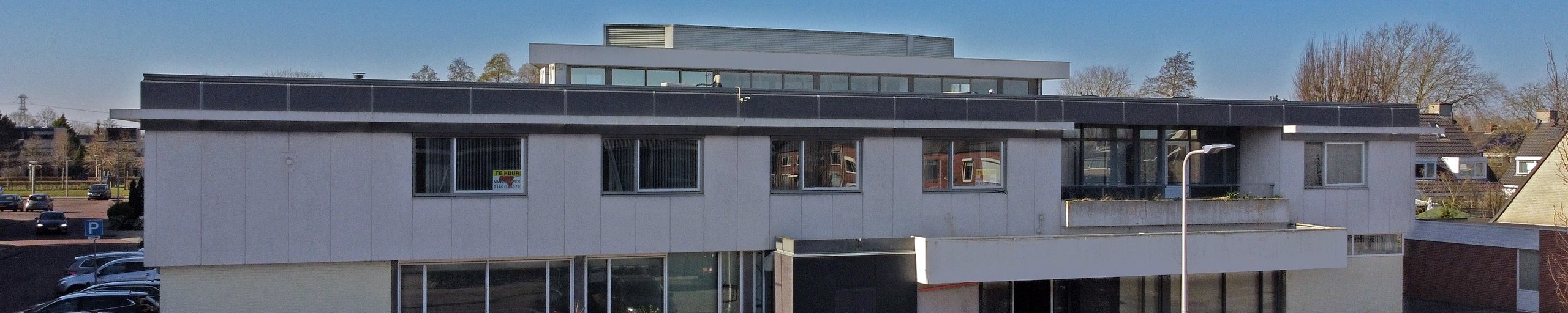 Voormalige Rabobank gebouw Zuidplas, welke nu voor de opvang van vluchtelingen uit Oekraïne is ingezet