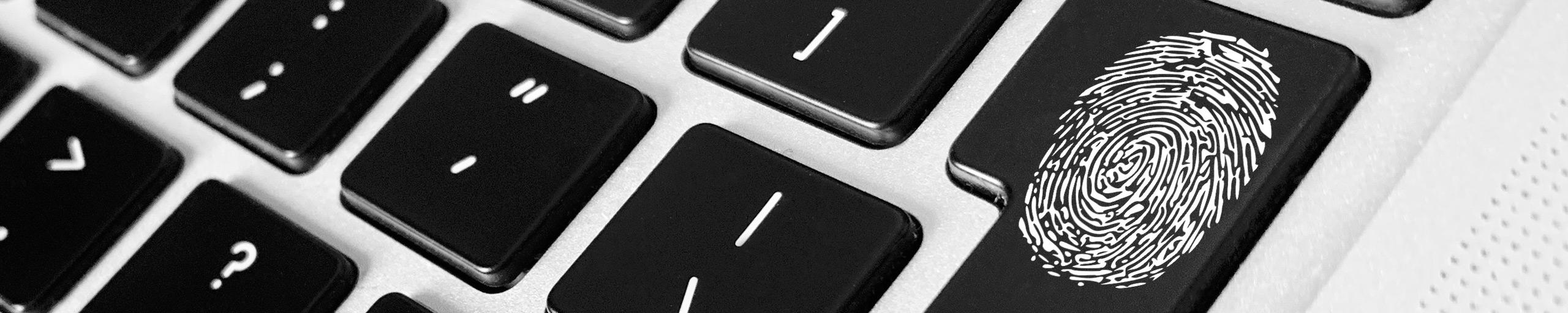 Online persoonsgegevens, vingerafdruk